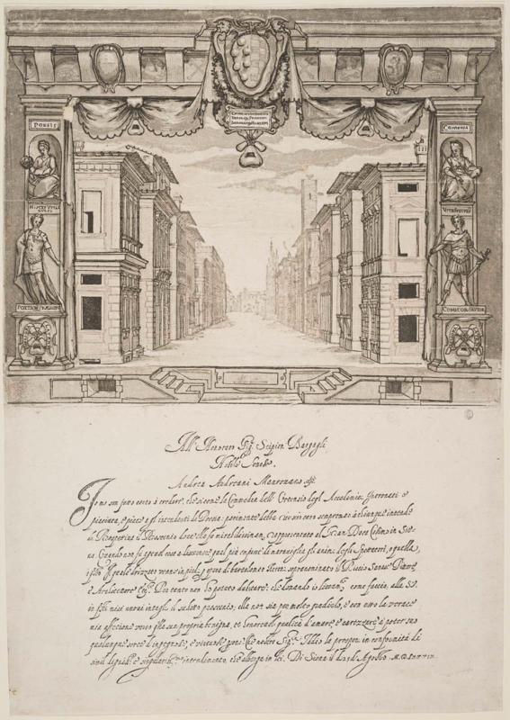 Stage Design for "L'Ortensio"
