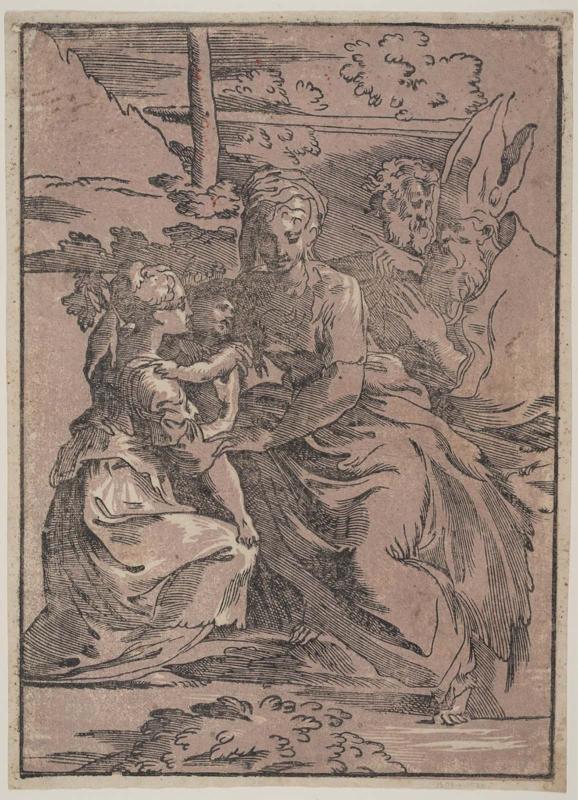 The Virgin and Child Accompanied by Saints