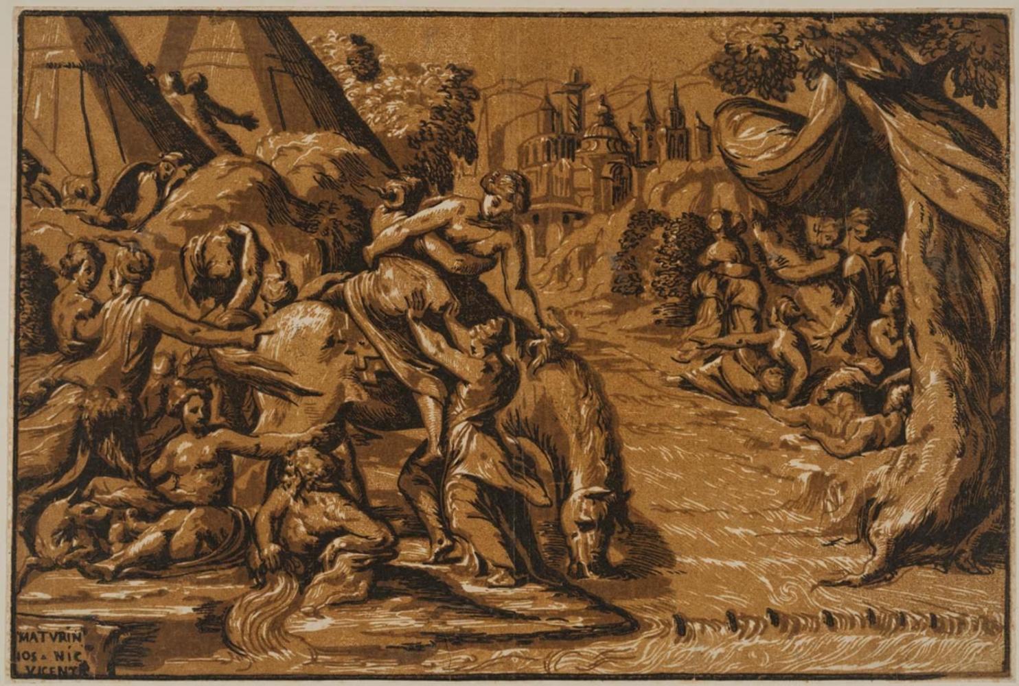 Cloelia Fleeing from the Camp of Porsena