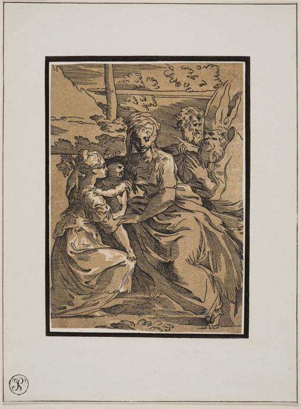 The Virgin and Child Accompanied by Saints