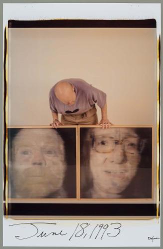 June 18, 1993 (Painter Ralph Hamilton with his Portraits of himself and Elsa)