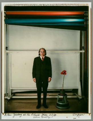 Allen Ginsberg at the Polaroid Studio 2/7/80