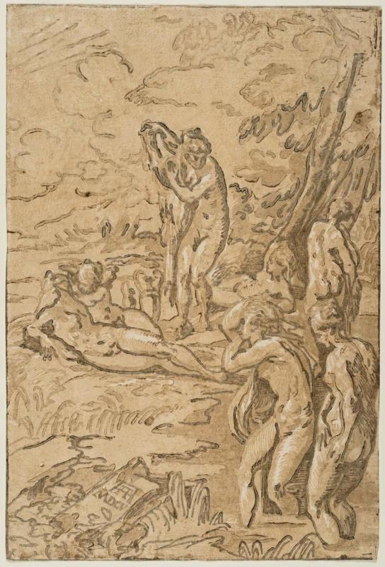 Nymphs Bathing