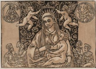 The Virgin and Child Crowned by Angels and Accompanied by  Saints