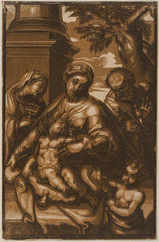 The Holy Family with St. Elizabeth and the Infant St. John the Baptist