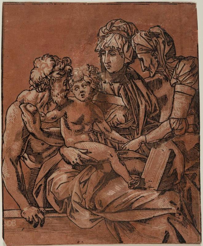 The Holy Family with St. Elizabeth