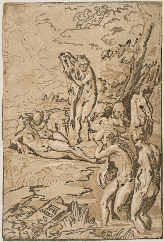 Nymphs Bathing