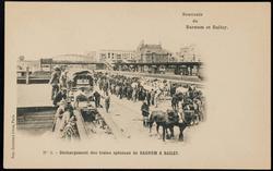 No. 3 - Déchargement des trains spéciaux de BARNUM & BAILEY.