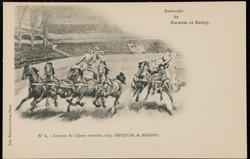 No. 4 - Course de Chars romains chez BARNUM & BAILEY.