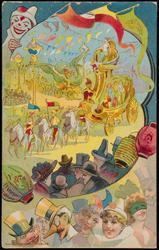 Circus parade scene.