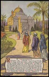 IV Commandment
Remember the Sabbath Day to keep it holy. Six days shalt thou labor and do all thy work: but the seventh say is the Sabbath of the  Lord the Guy: in it  thou shalt not do  any work, thou, nor thy son,  nor thy daughter, thy man-servant, nor thy maid-servant, nor thy cattle, nor thy stranger that is within thy gates: for in six days the Lord made heaven and earth, the  sea and all that is in them in, and rested the seventh day; Where-fore the Lord blessed the Sabbath Day and Hallowed it.