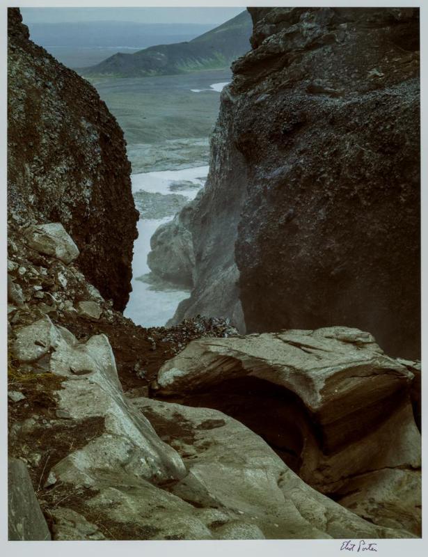 Waterfall, Hagavatn, Iceland, 25 July 1972 from portfolio Color Nature Landscapes II