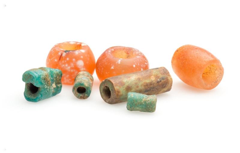 Beads and amulet