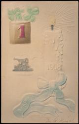 1908 A HAPPY NEW YEAR