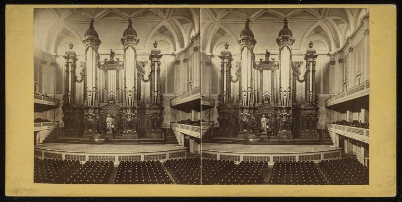 Interior of Boston Music Hall