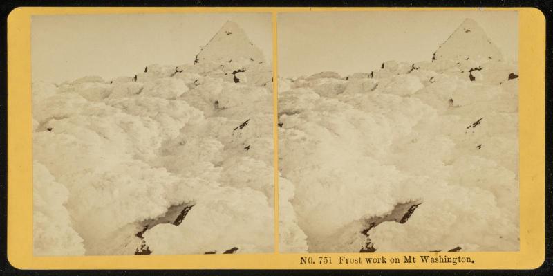 Frost Work on Mt. Washington, New Hampshire