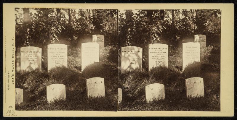 Washington Irving Family Gravestones