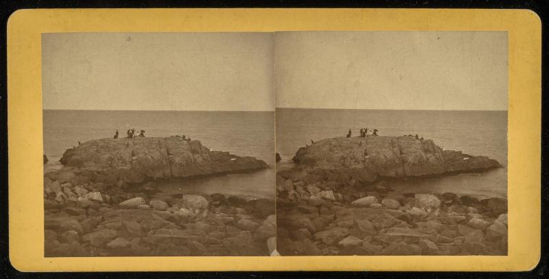 View of Indian Rock, Narragansett, Rhode Island