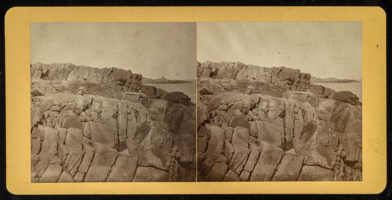 View of Bass Rock, Narragansett, Rhode Island