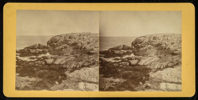 View of Bass Rock, Narragansett, Rhode Island