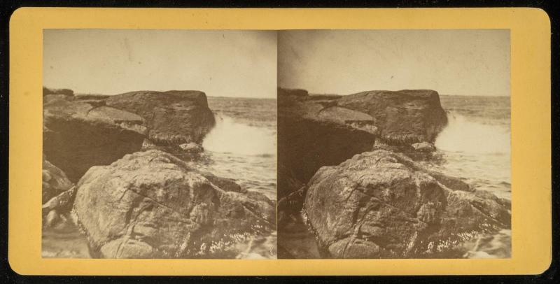 View of Table Rock, Narragansett, Rhode Island