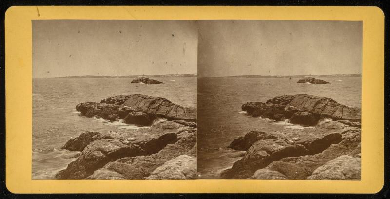 View of River Rock, Narragansett, Rhode Island