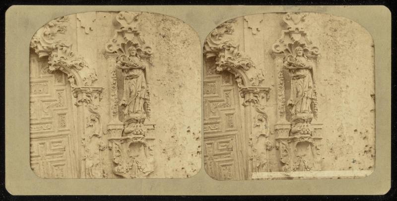 Sculpture on Facade of Mission San Jose, San Antonio