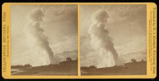 Old Faithful from E.  Near View.