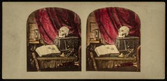 Still life with Skull, Book, and Spectacles