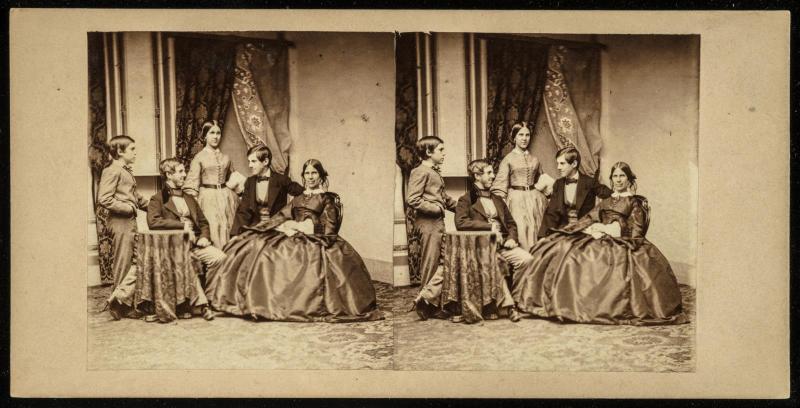 Oliver Wendell Holmes, Sr., With His Family