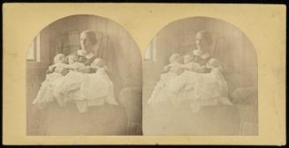 The Chase Triplets with Their Mother