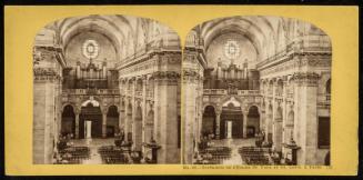 Intérieur de L'Eglise St. Paul et St. Louis, à Paris. (1)