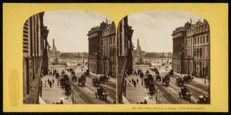 Rue Royale à Paris. Vue Instantanée.