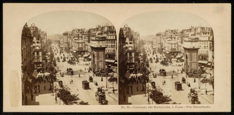 Panorama Des Boulevarts, À Paris.--Vue Instantanée.