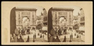 Porte St. Denis, À Paris.--Vue Instantanée.--(No. 2.)