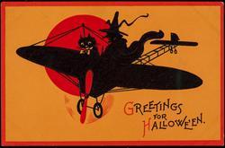 GREETINGS FOR HALLOWE'EN.