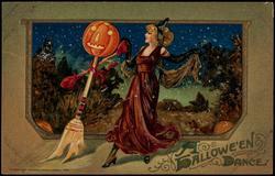 A HALLOWE'EN DANCE.
