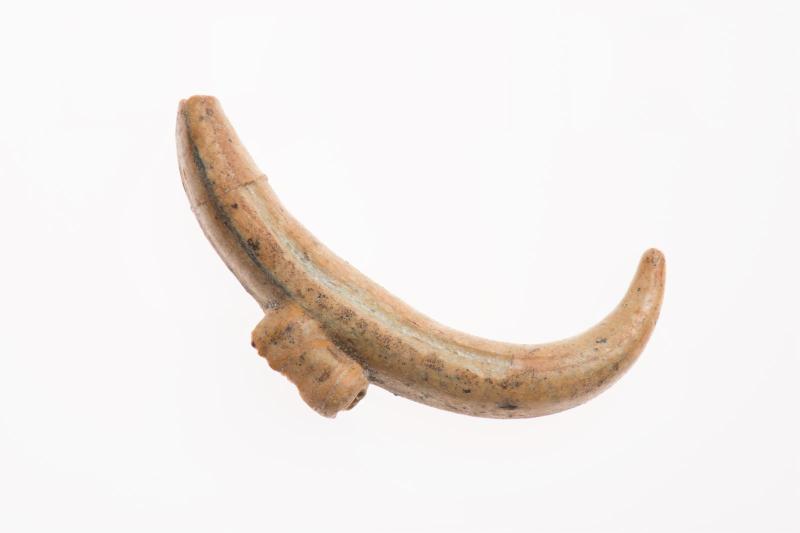 Crescent shaped pendant