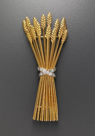 Wheat Diamond Brooch