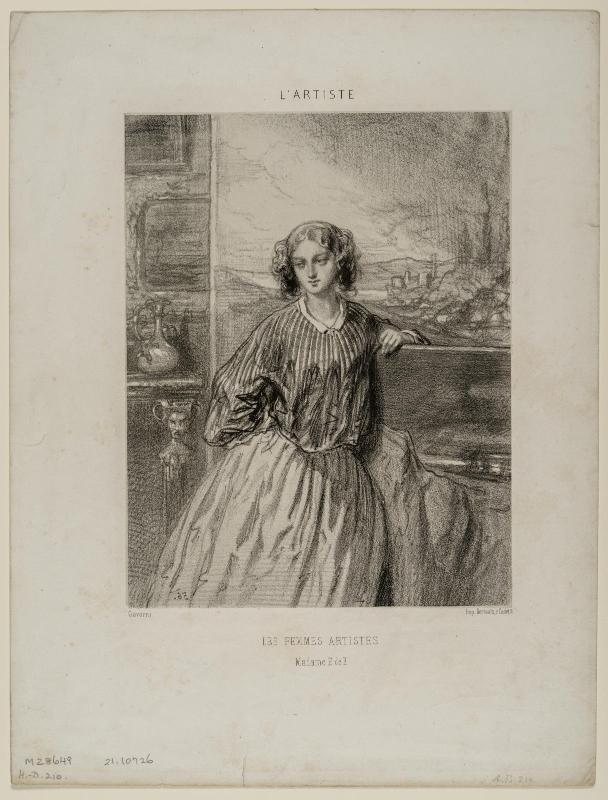 Les Femmes Artistes, Madame E. de B. (Beaumont)