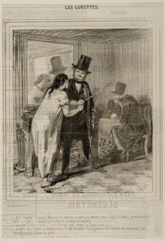 "A la requête du sieur Vautour et caetera . . ." 
Les Lorettes