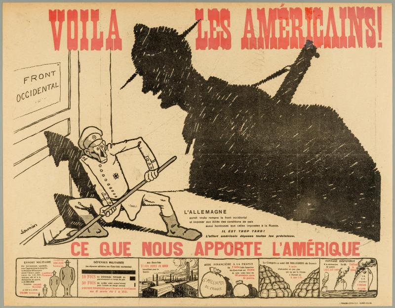 Voila les américains!—ce que nous apporte l'amérique (The Americans are Here!—What America is Bringing Us)
