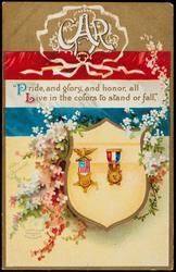 "Pride, and glory, and honor, all
Live in the colors to stand or fall."