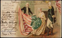 Birth of the Stars and Stripes
Herstellung der ersten Amerikanischen Flagge