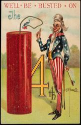 WE'LL BE BUSTED ON
The 4th.