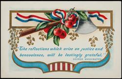 "The reflections which arise on justice and benevolence, will be lastingly grateful."
GEORGE WASHINGTON