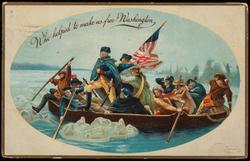 Who helped to make us free? Washington.