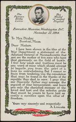 The Famous Bixby Letter
The Model of perfect English