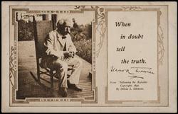 When in doubt tell the truth.
-Mark Twain
