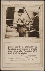 There isn't a Parallel of Latitude but thinks
it would have been the Equator if it had its rights.
-Mark Twain
